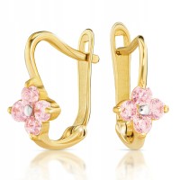 Złote kolczyki z cyrkoniami złoto 333 8K 2375p-3