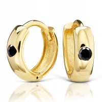  Złote kolczyki z cyrkoniami złoto 333 8K 338o-1 