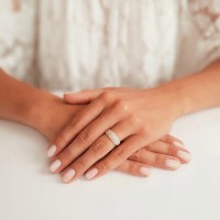  Złoty pierścionek zaręczynowy 453-1 pr. 585