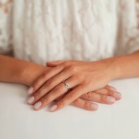  Złoty pierścionek zaręczynowy 236a-1 pr. 585