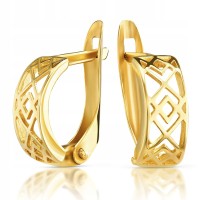 Złote kolczyki ażurowe złoto  333 8K 2275-3