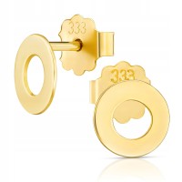 Złote kolczyki oponka złoto 333 8K 2468-3