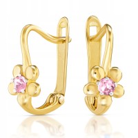 Złote kolczyki z cyrkoniami złoto 333 8K 2374p-3