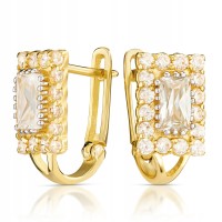 Złote kolczyki z cyrkoniami złoto 333 8K 2300-3