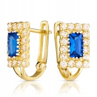 Złote kolczyki z cyrkoniami złoto 333 8K 2300sz-3