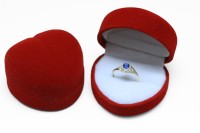 Złoty pierścionek zaręczynowy 530sz-1  585 14K cyrkonia