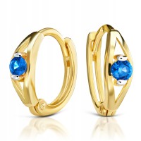 Złote kolczyki z cyrkoniami złoto pr. 333 2451sz-3