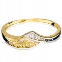 Złoty pierścionek zaręczynowy 437-1 pr. 585 