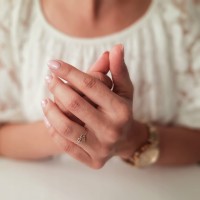  Złoty pierścionek zaręczynowy 1265-1 pr. 333