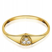  Złoty pierścionek zaręczynowy 1249-1 pr. 333