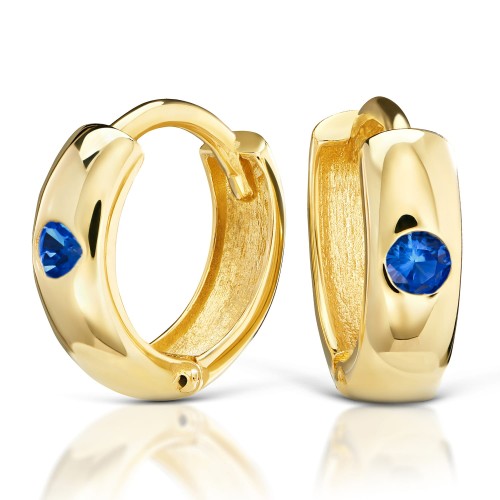 Złote kolczyki z cyrkoniami złoto 333 8K 338sz-1