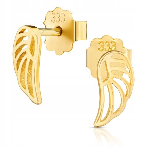 Złote kolczyki wings złoto 333 8K 2456-3