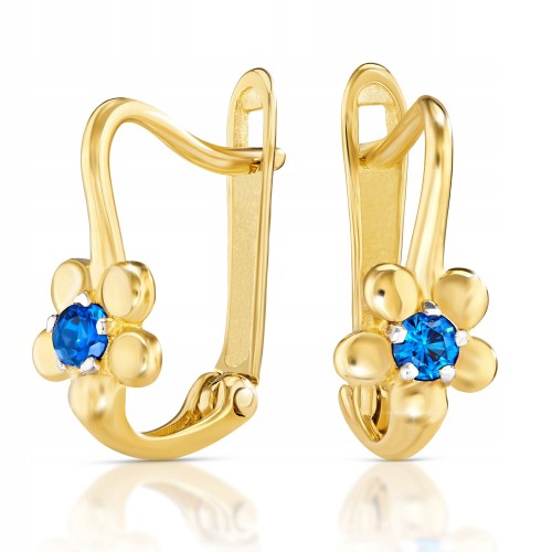 Złote kolczyki z cyrkoniami złoto 333 8K 2374sz-3