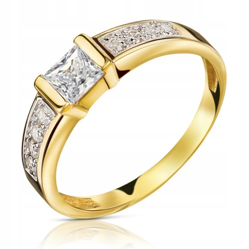 Złoty pierścionek zaręczynowy 264-1 pr. 333