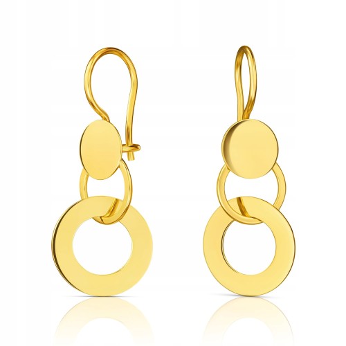 Złote kolczyki złoto pr. 585 14K p04