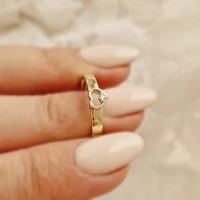  Złoty pierścionek zaręczynowy L116 pr. 333    